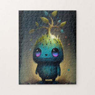 Puzzle Monstruo de la planta baja Fantasía Arte Rompecabe