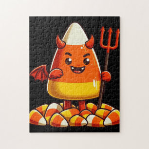 Puzzle Monstruo de maíz dulce de Halloween