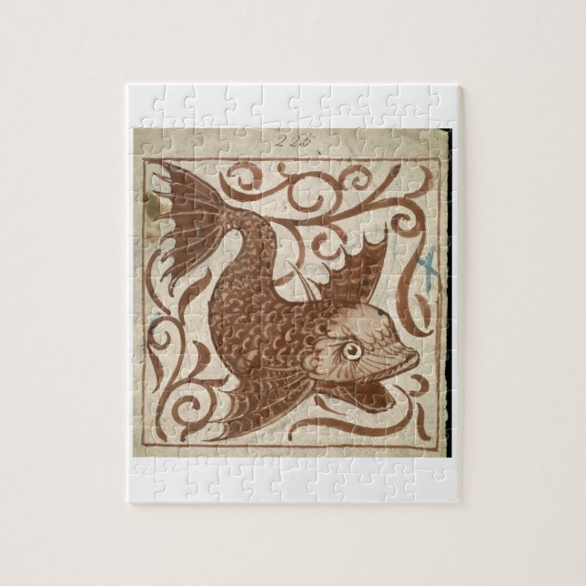 Puzzle Monstruo de mar (w/c en el papel) (Vertical)