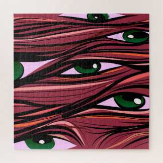 Puzzle Monstruo de ojos