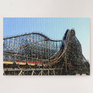 Puzzle Monstruo de rollo de madera