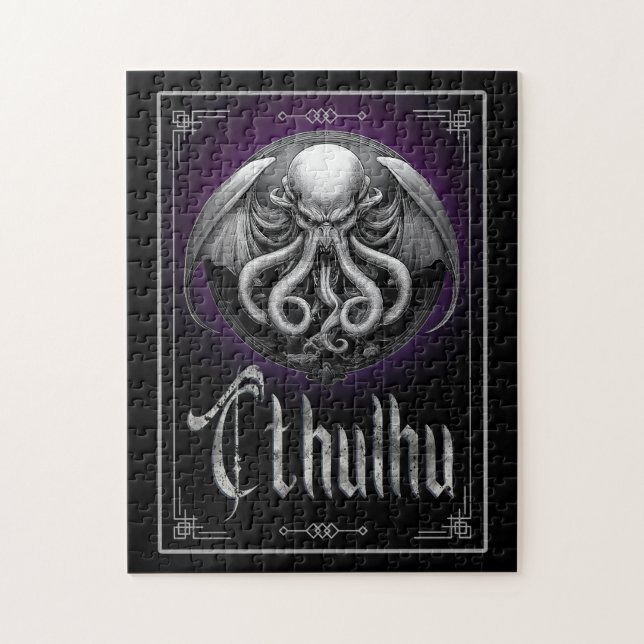 Puzzle monstruo del horror de Cthulhu Halloween (Vertical)