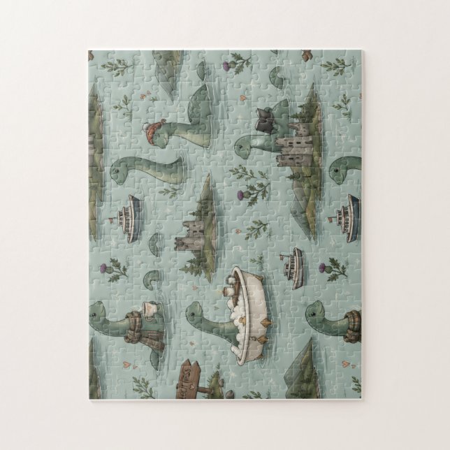 Puzzle Monstruo del lago Ness (Vertical)