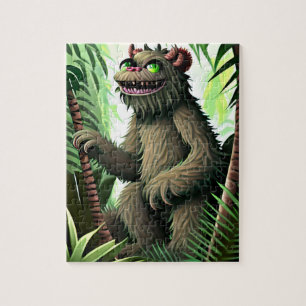 Puzzle Monstruo lindo en la jungla