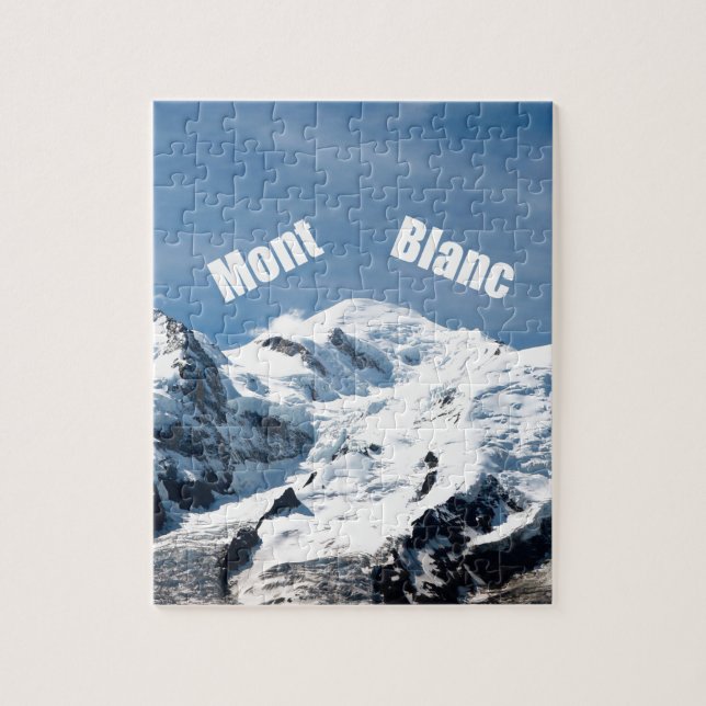 Puzzle Mont Blanc - Magnífico! (Vertical)