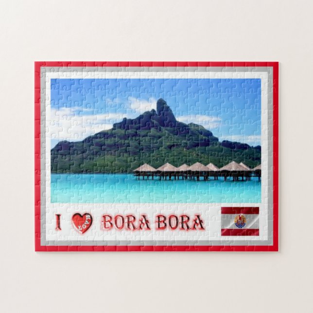Puzzle Mont Otemanu - Bora Bora - Polinesia Francesa - (Horizontal)