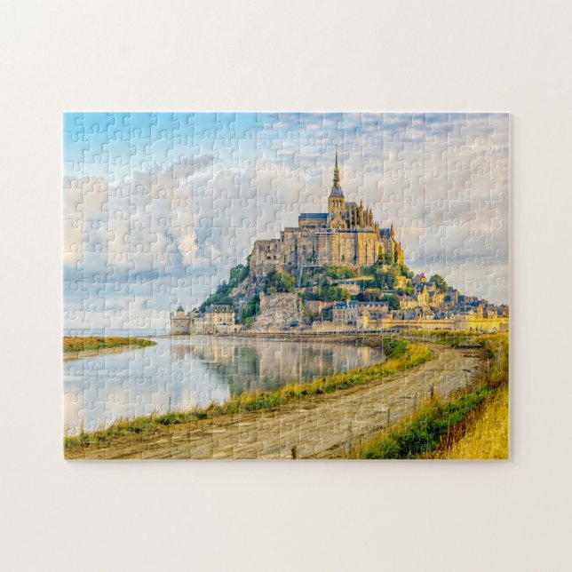 Puzzle Mont-Saint-Michel, Normandía, Francia (Horizontal)