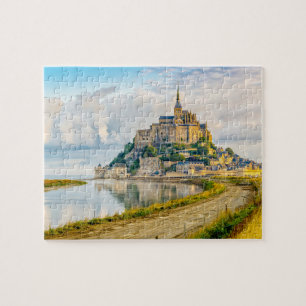 Puzzle Mont-Saint-Michel, Normandía, Francia