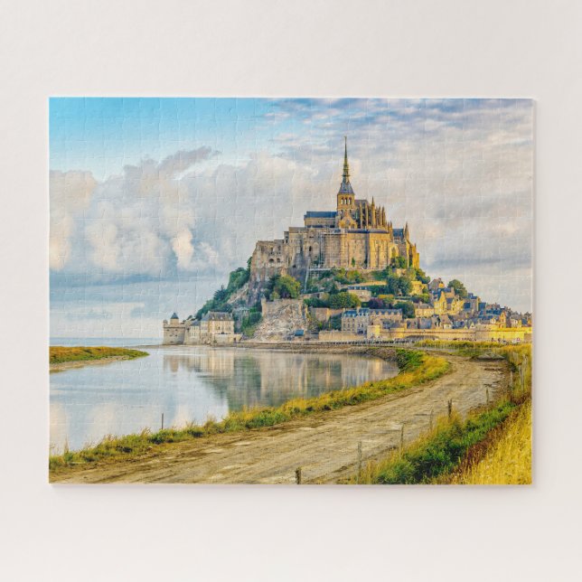Puzzle Mont-Saint-Michel, Normandía, Francia (Horizontal)