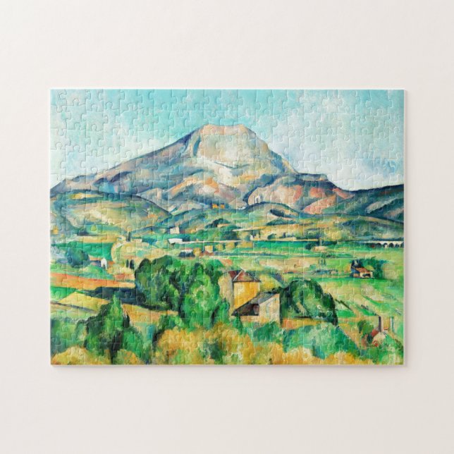 Puzzle Mont Sainte-Victoire por Paul Cezanne (Horizontal)