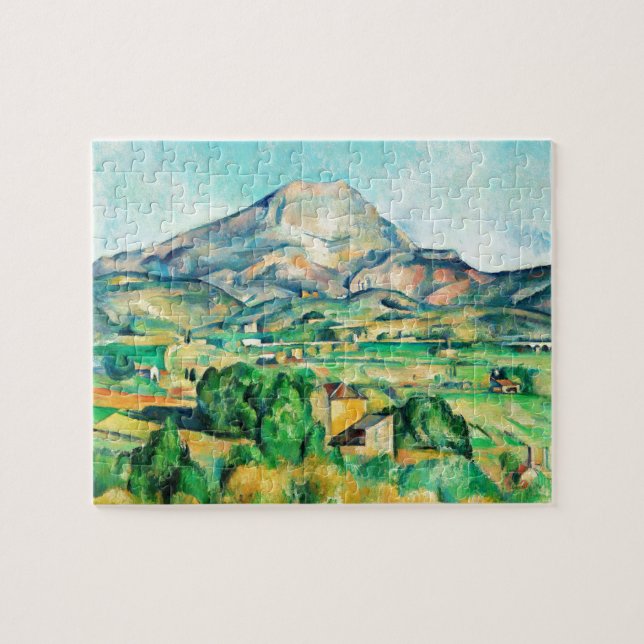 Puzzle Mont Sainte-Victoire por Paul Cezanne (Horizontal)