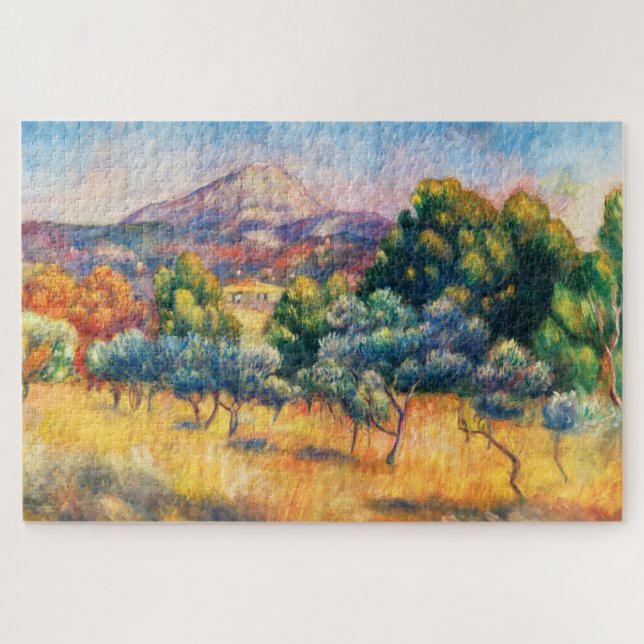Puzzle Montagne Sainte-Victoire (Paysage) Renoir (Horizontal)