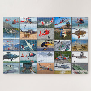 PUZZLE "MONTAJE" DE AVIACIÓN DE RESCATE DE EE.UU.