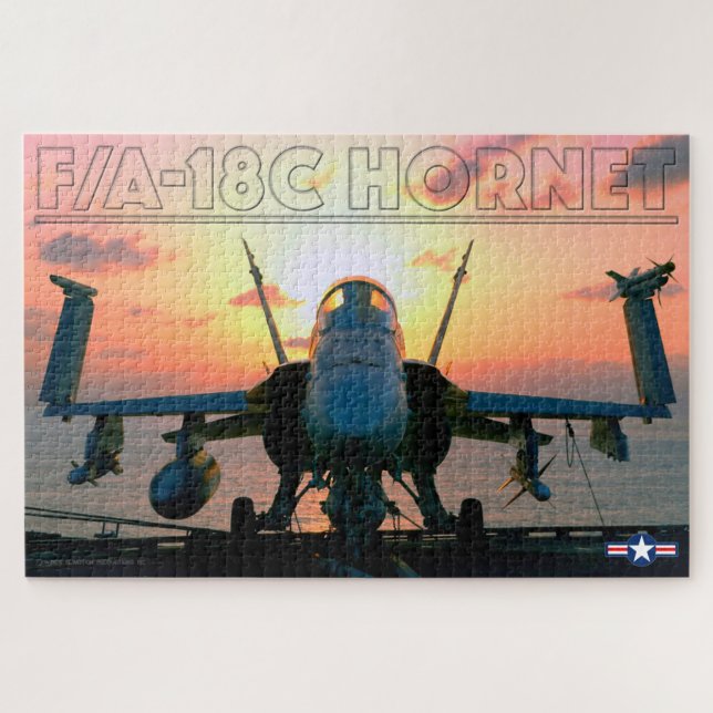 Puzzle MONTAJE DE HORNET F/A-18C (20x30 PULGADAS) (Horizontal)