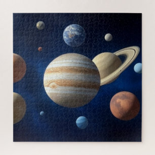 Puzzle Montaje del sistema solar
