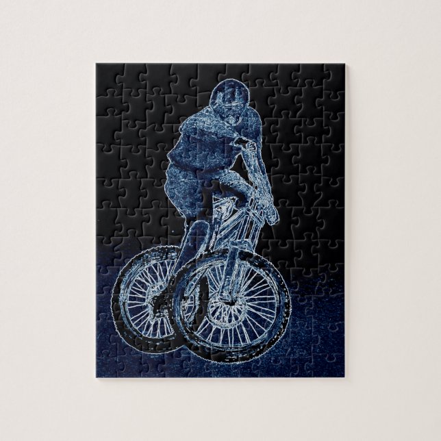 Puzzle Montaña bicicleta Llandegla mtb bmx (Vertical)
