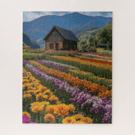 Puzzle Montaña Cabina Bloom