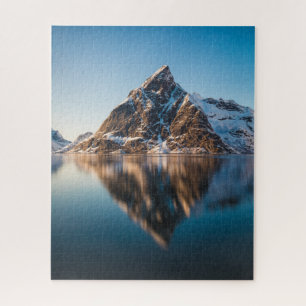Puzzle Montaña de las Islas Lofoten de Noruega