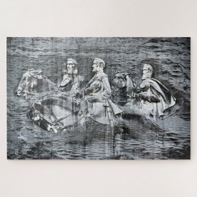 Puzzle Montaña de piedra, monumento a Georgia (Horizontal)