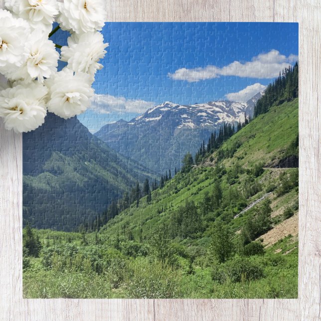 Puzzle Montaña Escénica del Parque Nacional Glaciar (Subido por el creador)