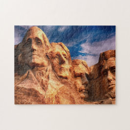 Puzzle Montaña esculpida del monte Rushmore