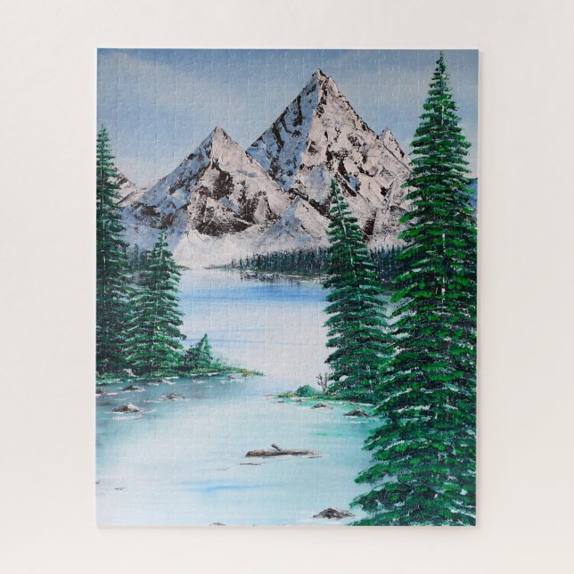 Puzzle Montaña fría (Vertical)