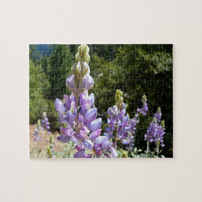 Puzzle Montaña Lupins en Yosemite (Horizontal)