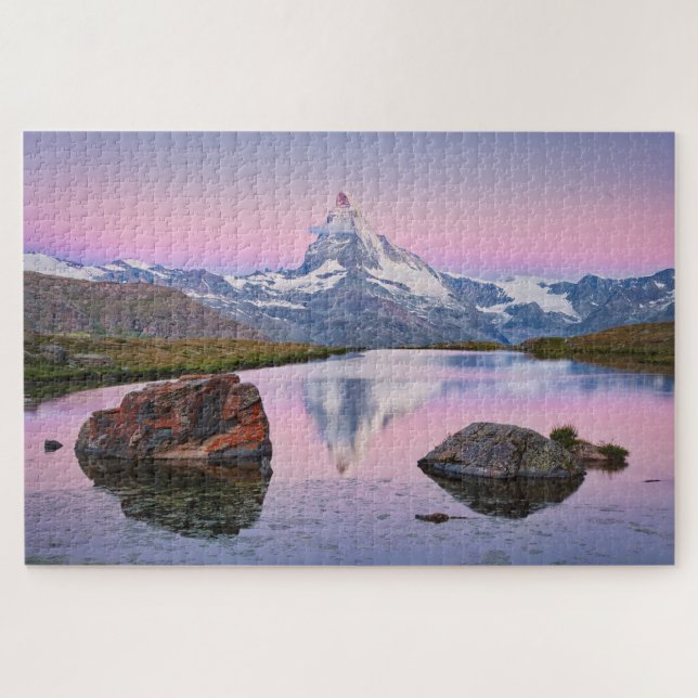Puzzle Montaña Matterhorn en Zermatt, Suiza (Horizontal)