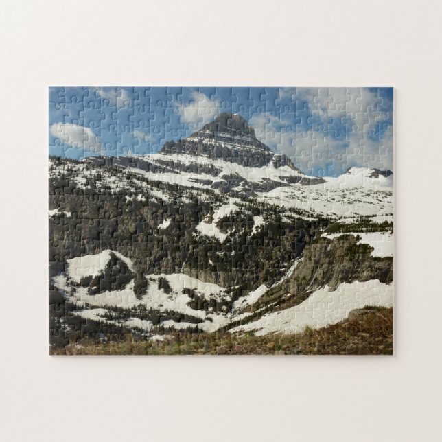 Puzzle Montaña Reynolds desde Logan Pass en Glacier Park (Horizontal)