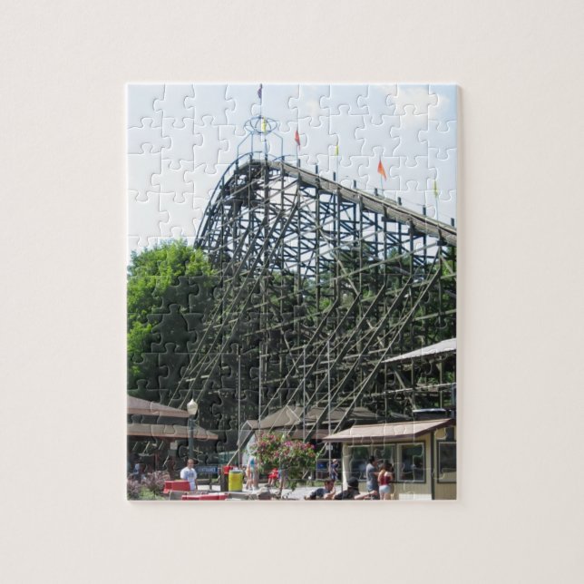 Puzzle Montaña rusa de Phoenix en Knoebels (Vertical)