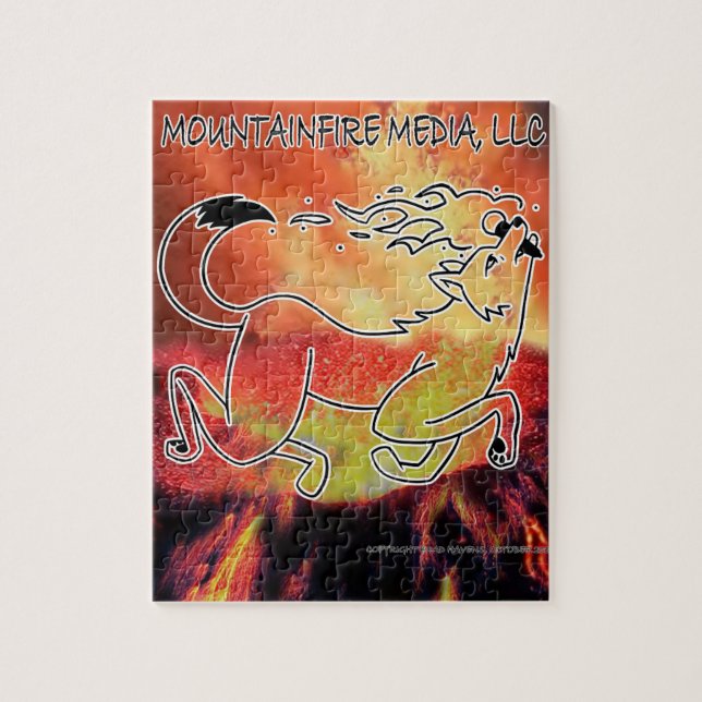 Puzzle MontañaFire Volcán Coyote Media (Vertical)