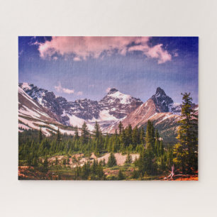 Puzzle Montañas Alpinas Escénicas de Alberta