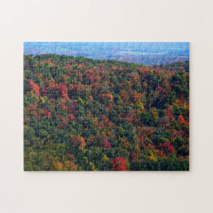 Puzzle Montañas Apalaches en otoño