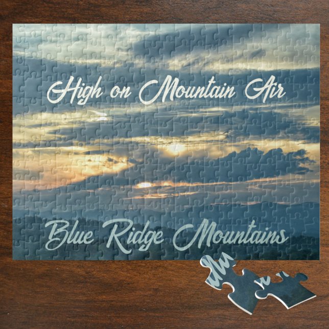 Puzzle Montañas Blue Ridge en lo alto de la foto de Mount (Subido por el creador)