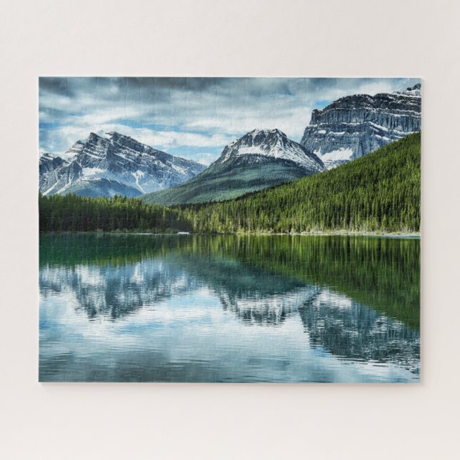 Puzzle Montañas | Canadian Rockies, Alberta Canadá (Horizontal)