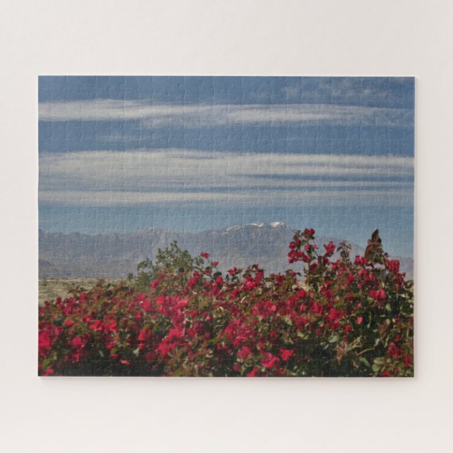 Puzzle Montañas de California Palm Springs Blue (Horizontal)