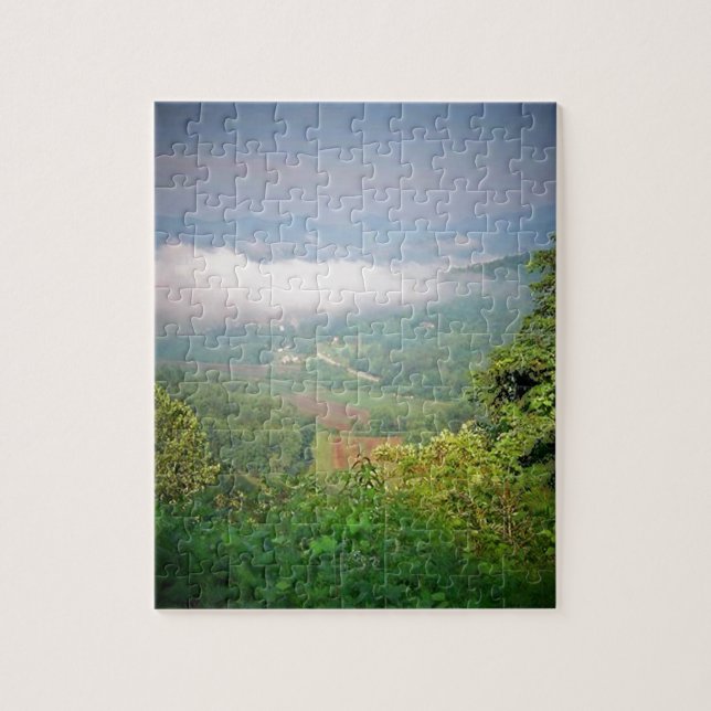 Puzzle Montañas de Georgia del Norte, Estados Unidos (Vertical)