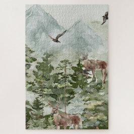 Puzzle Montañas de invierno