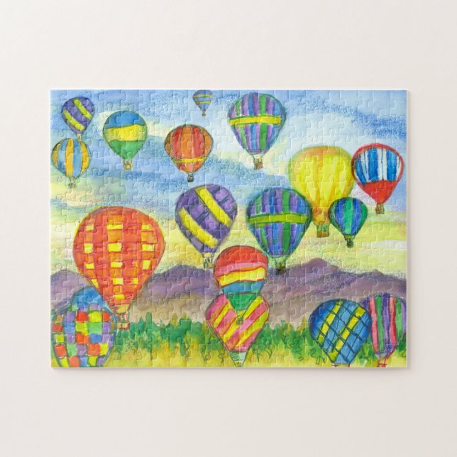 Puzzle Montañas del desierto de los globos aerostáticos S (Horizontal)