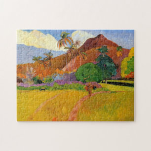 Puzzle "Montañas en Tahití" - Paul Gauguin