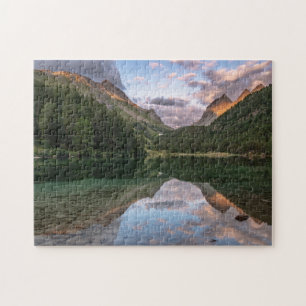 Puzzle Montañas hermosas del suizo del lago el