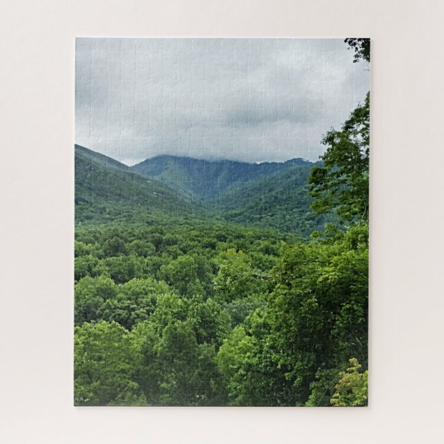 Puzzle Montañas Humeantes (Vertical)