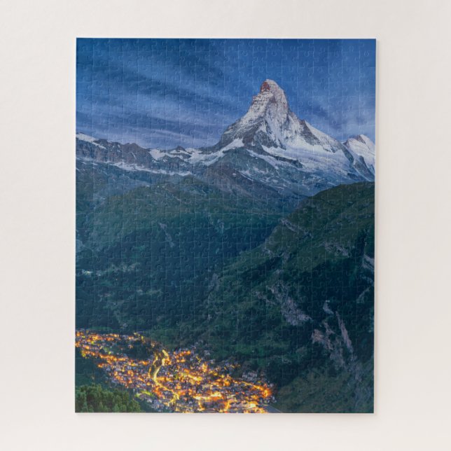 Puzzle Montañas | Matterhorn, Zermatt, Alpes suizos (Vertical)