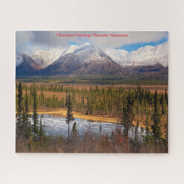 Puzzle Montañas Mentasta Alaska (Horizontal)