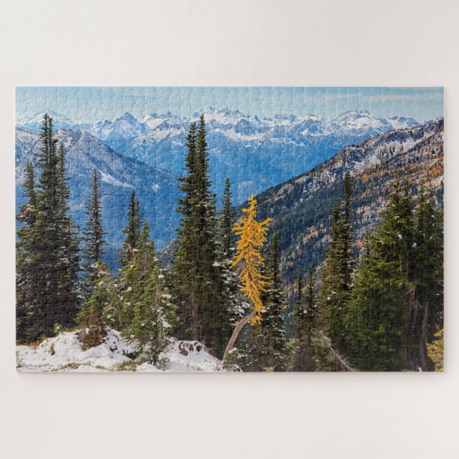 Puzzle Montañas North Cascade Bosque Nacional Wenatchee (Horizontal)