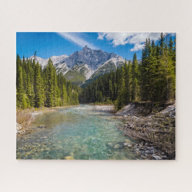 Puzzle Montañas | Parque nacional Banff, Rockies Canadien (Horizontal)