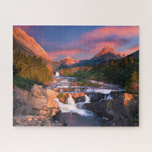 Puzzle Montañas | Parque nacional Glacier, Montana (Horizontal)