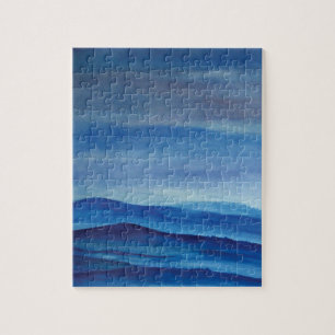 Puzzle Montañas Prompecabezas de Fotografía de Acuarela c