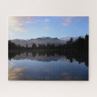 Puzzle Montañas Reflejadas Sobre El Lago Matheson Nueva Z