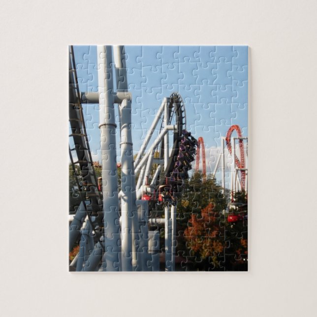 Puzzle Montañas rusas de Hersheypark (Vertical)